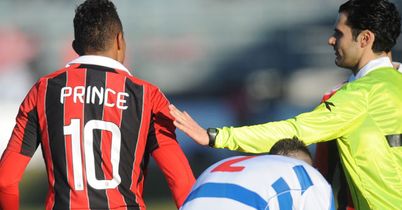 Kevin-Prince Boateng: Leaving the pitch in the Pro Patria match